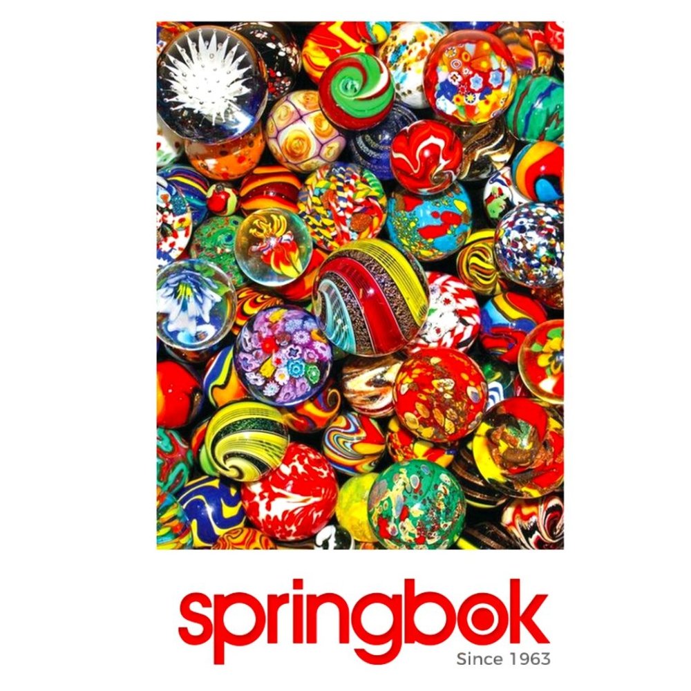 NIB Factory Sealed Springbok Jigsaw Puzzle Marble Madness 500 Pieces Giftable